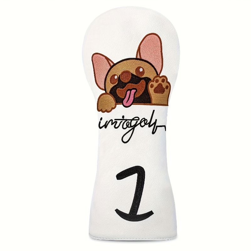 1pc Puppy Golf Club Cover - Cu - Golf Equipment Organizer review and price
